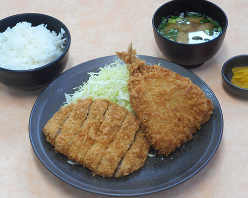 カツあじ定食