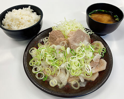 ねぎ塩豚ロース定食