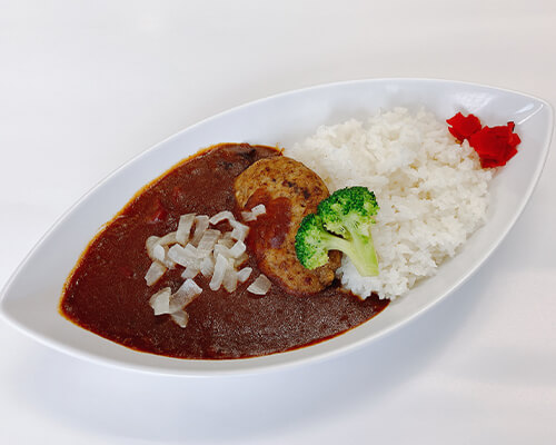 トマトハンバーグカレー