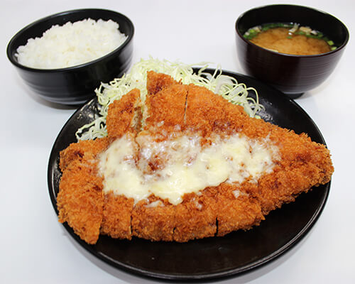 チーズチキンカツ定食