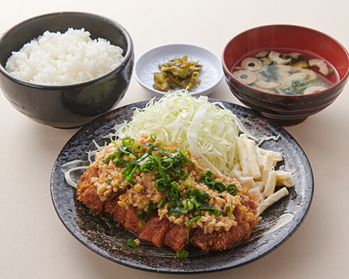 茨城納豆かつ定食