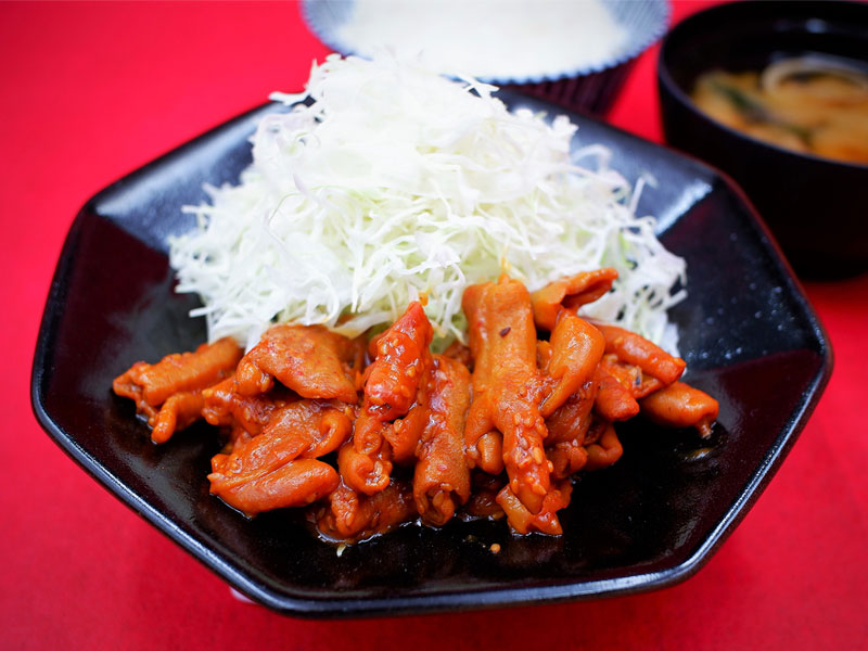 辛味噌ホルモン定食