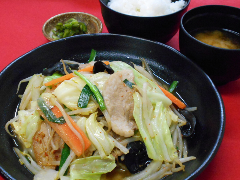 肉野菜炒め定食