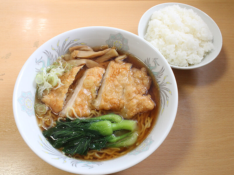 冷しパーコー担々麺（半ライス付き）