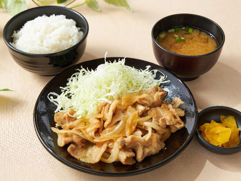 みのりの生姜焼定食