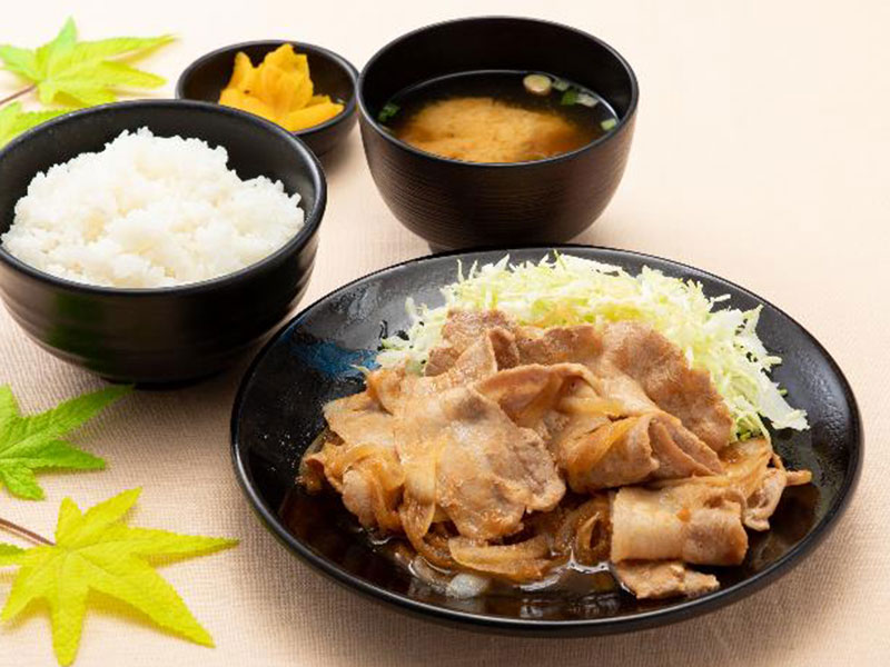 スタミナ生姜焼き定食