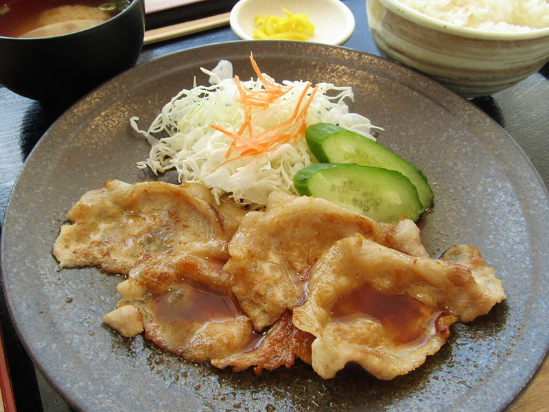 笹豚生姜焼き定食