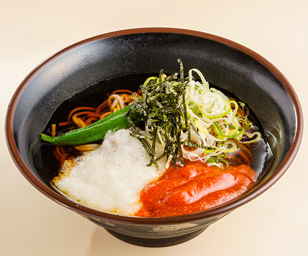 冷し明太とろろそば・うどん