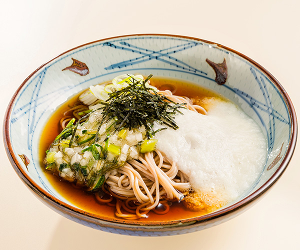 冷やしとろろ山葵昆布そば・うどん