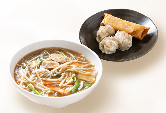サンマー麺（焼売・春巻）セットの画像