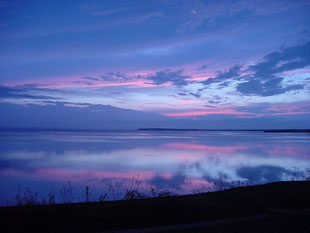 「夕暮れのサロマ湖」のイメージ画像