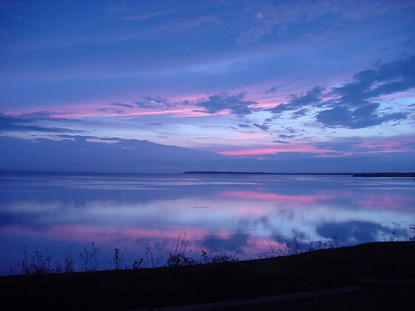 「夕暮れのサロマ湖」のイメージ画像