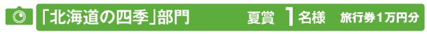 「北海道の四季」部門のイメージ画像