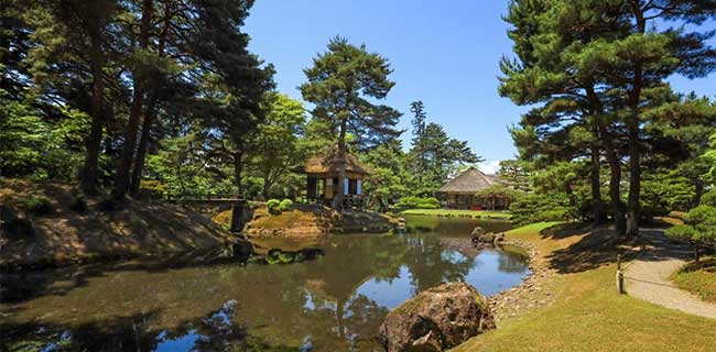 国指定名勝会津松平氏庭園「御薬園」