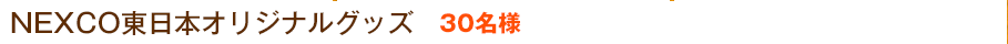 NEXCO東日本オリジナルグッズ