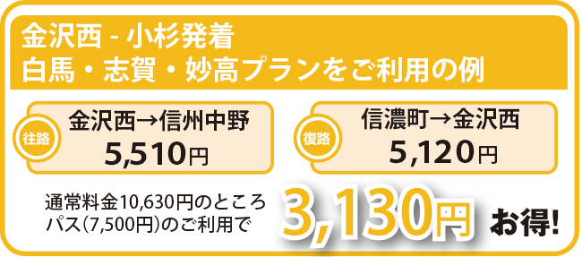 お得なご利用例