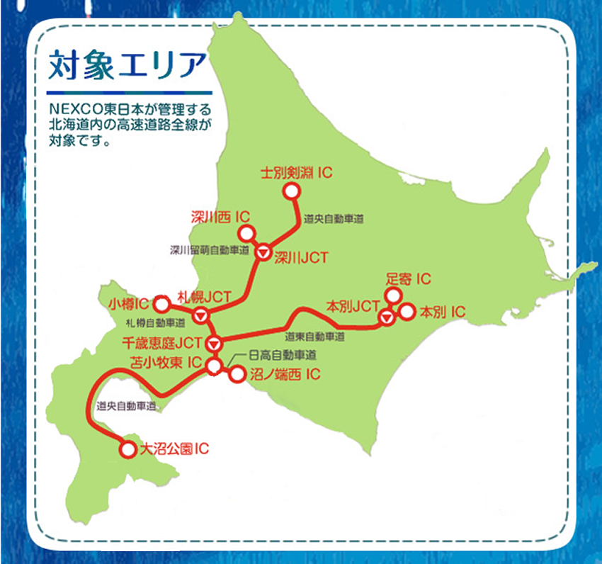 道路 北海道 高速