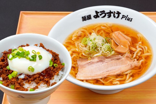 佐野ラーメン＆温玉肉味噌丼のイメージ画像