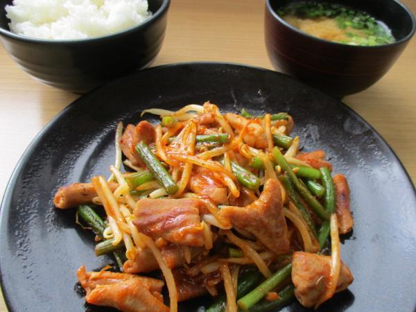 第3位「ホルモン炒め定食」のイメージ画像