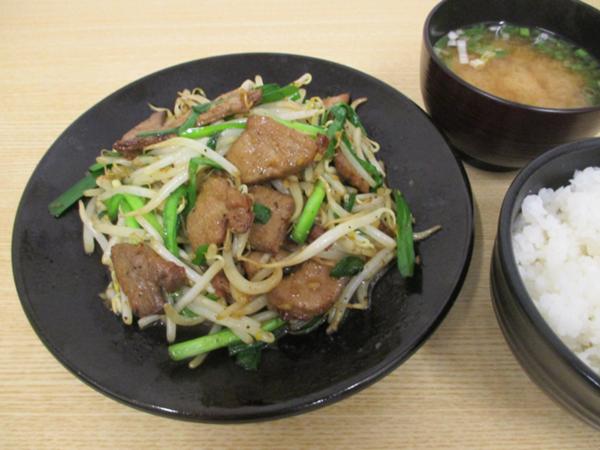 第3位「ニラレバ炒め定食」のイメージ画像