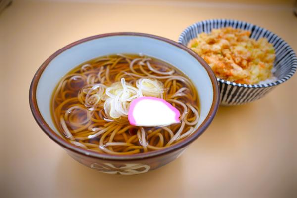 ミニかき揚げ天丼そばセット.JPG