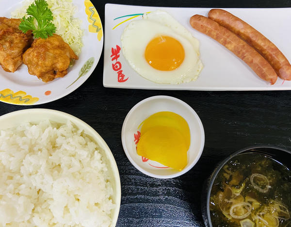 ウインナー定食（北上四匠豚ウインナー）のイメージ画像