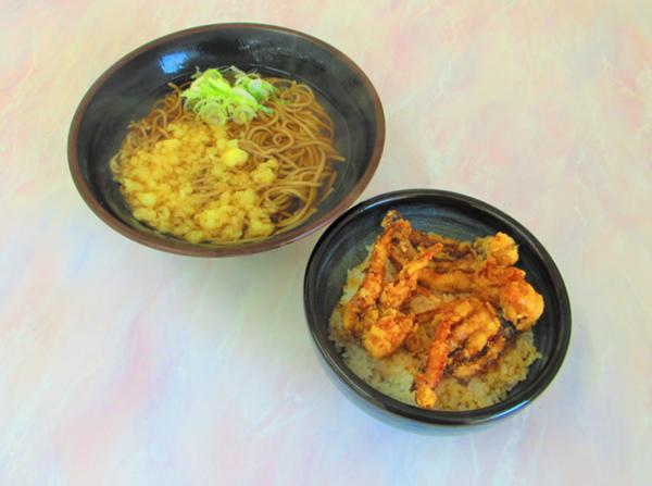 第3位「たぬきそば・うどんミニチャーシュー丼セット」のイメージ画像