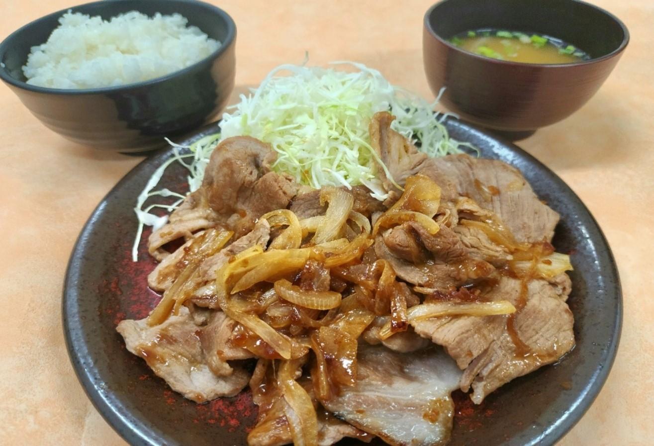 第1位「ロース生姜焼き定食」のイメージ画像