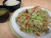 第3位「肉野菜炒め定食」のイメージ画像