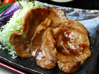 秩父名物 肉の味噌漬け定食
