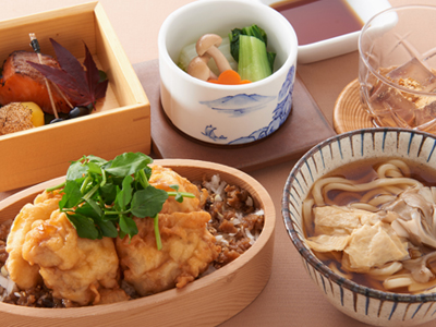 野州どりの唐揚げ膳