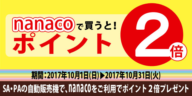 nanakoポイント２倍キャンペーン