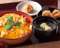 名古屋コーチン親子丼　もも唐揚セット