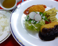 有名店のコロッケコラボ定食(たいめいけん＆グリル一平)