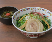 青ねぎラーメンミニ高菜めしセット