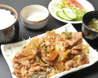 信州米豚生姜焼き定食