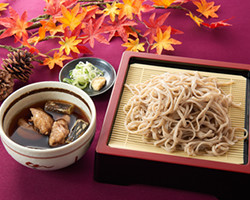 常陸秋そばとつくば鶏のつけ汁そば