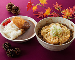 天ぷらそば（うどん）セット・ミニころカレー