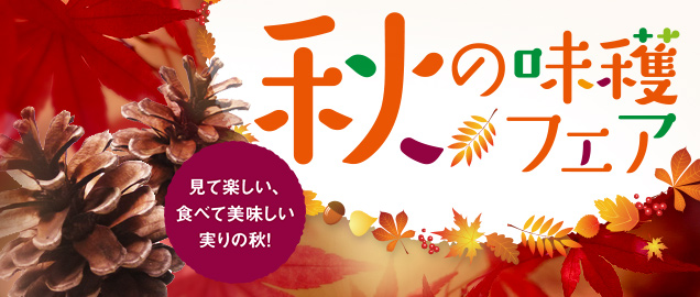 秋の味覚フェア