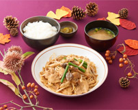 きのこのスタミナ炒め定食