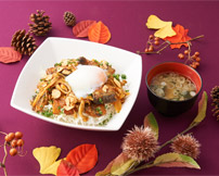 秋刀魚のエスニック丼