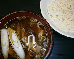 秋のつけうどん