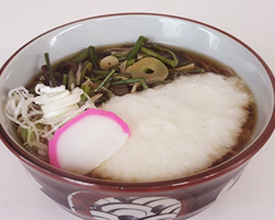 山菜とろろそば