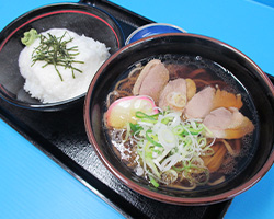 鴨そばミニとろろ丼セット　　