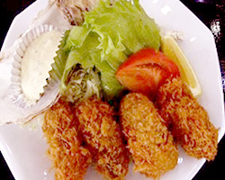 カキフライ定食