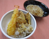 稲庭うどん秋天丼セット