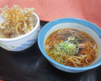 稲庭うどん秋天丼セット