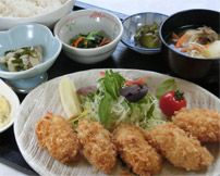 三陸カキフライ定食