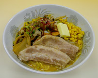 きのこバターの気仙味噌ラーメン