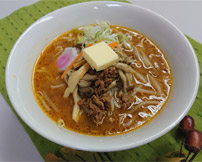 たっぷりきのこ仙台味噌バターラーメン